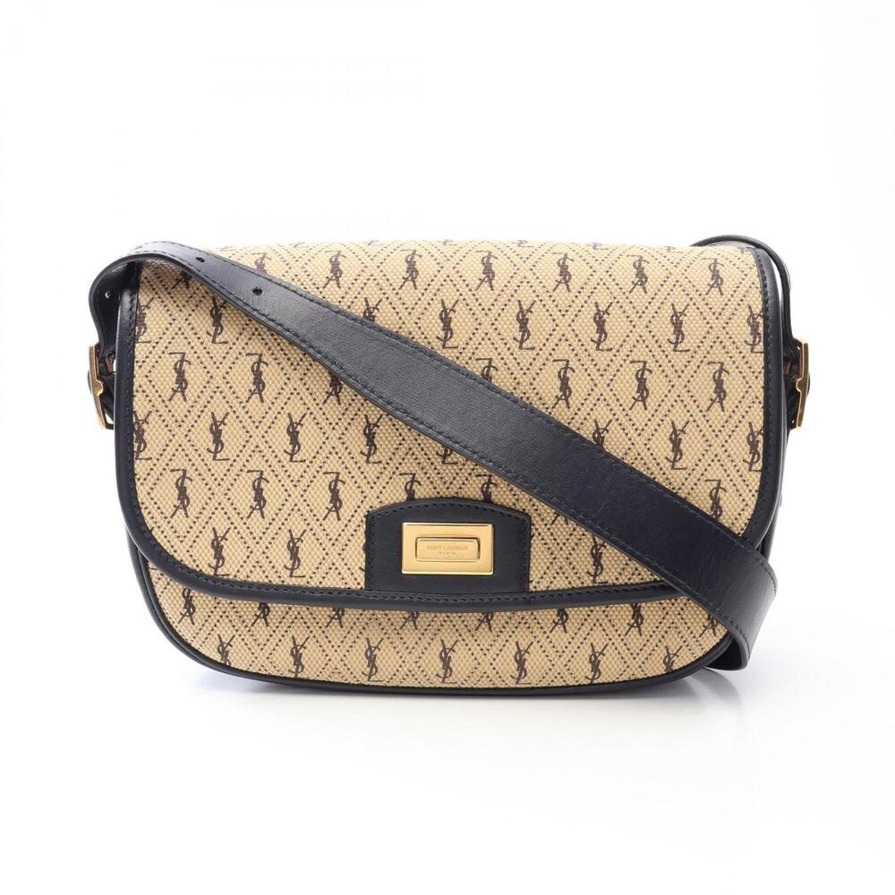 Yves Saint Laurent Saint Laurent Paris Satchel Monogram All-Over Medium Shoul...